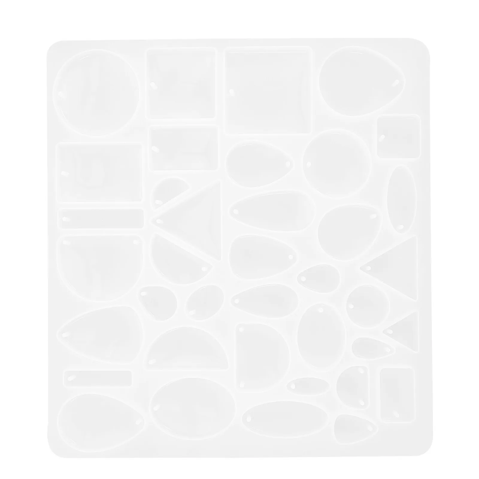 

Высококачественная гибкая силиконовая форма для подвесок для изготовления ювелирных изделий своими руками: кулонов, серег, брелоков из эпоксидной смолы