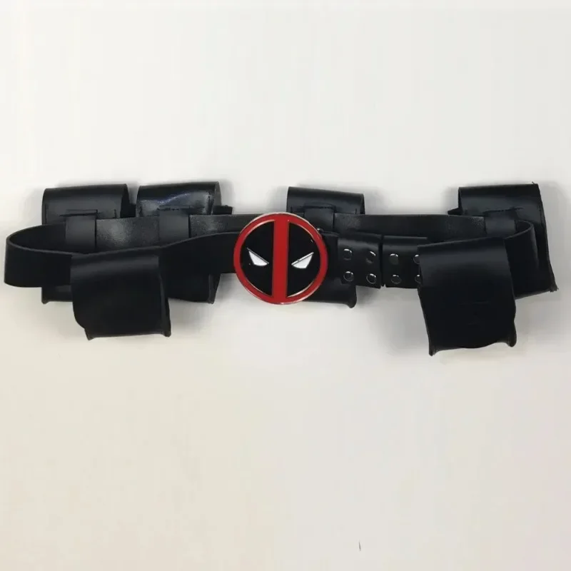 1/1 Superhero Dead pool 3pcs Deadpool Belt Adjustable Belts Accessories Halloween Fancy Dress Costume party Cosplay show props