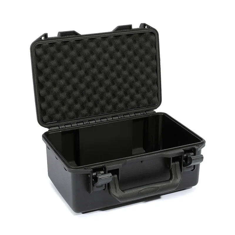 Small plastic toolbox, portable instrument equipment box, battery power box, precious watch box, three protection and safety box