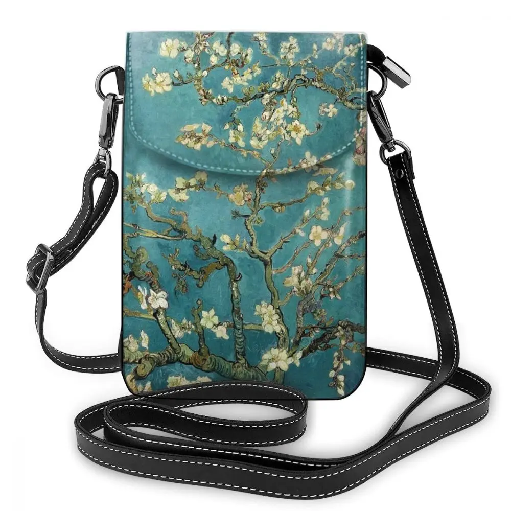 Van Gogh Shoulder Bag The Starry Night Van Gogh Leather Bag Print Shopping Women Bags Womens Trending Slim Student Purse