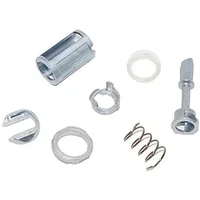 7 Uds para VW GOLF POLO MK4 A6 SKODA FABIA Kit de reparación de cilindro de cerradura de puerta de Metal delantero derecho izquierdo 604837167 accesorios de coche