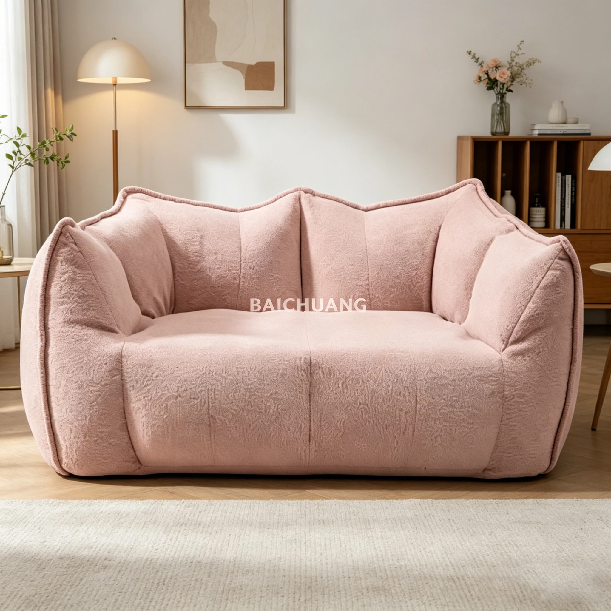

BAICHUANG Modern Square Sectional Sofa Set Upholstered Compressed Couch For Living Room Bedroom Apartmentдиван소파โซฟา