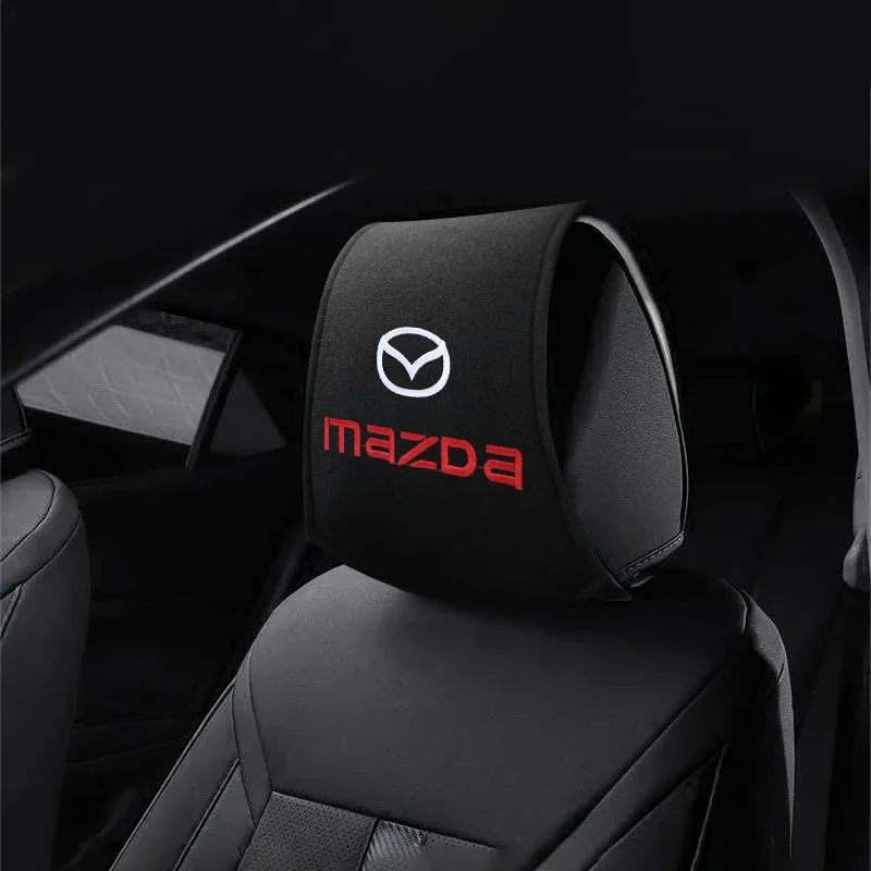 Car Headrest Cushion Neck Pillow Case Seat Headrest Pillow Cover Accessories For Mazda 3 Bk 6 Encosella Atez Gh CX 5 2 90 30 50