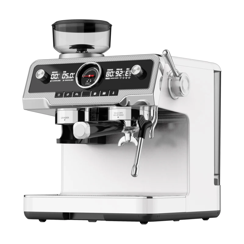 Máquina de café expresso automática, cafeteira portátil, aparelho doméstico inteligente, uso comercial, cozinha