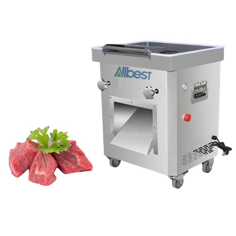 Meat Lamb Shoulder Square Slicer Steel Metal Grinder Efficient Meat Product Making  Meat Cutter
