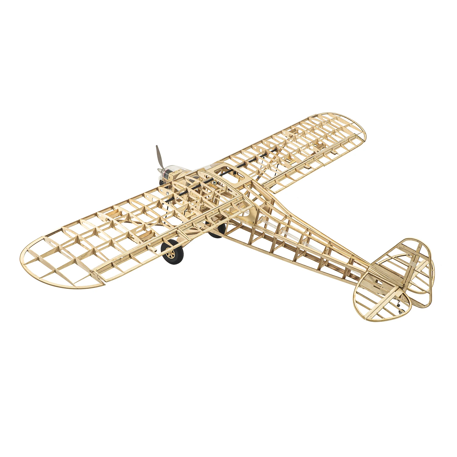 AEO 2.0M J-3 Cub Balsawood Plane Kit SA14 DIY Film Cover Assembly Plane RC Aircraft Outdoor Remote Control Plane Toy Gift
