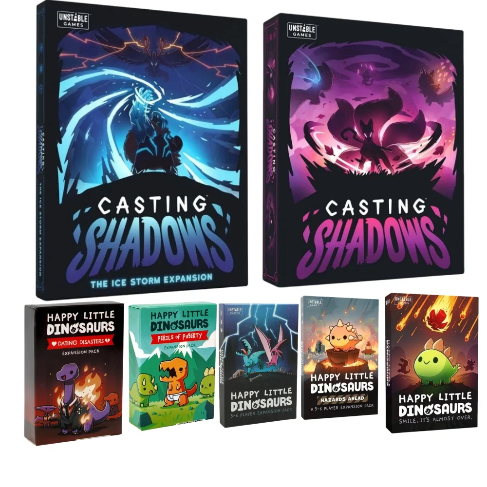 หล่อเงาฐานเกม ICE Storm Expansion Bundle การ์ดเกมสําหรับครอบครัวเด็กเหมาะสําหรับวันหยุดของขวัญ