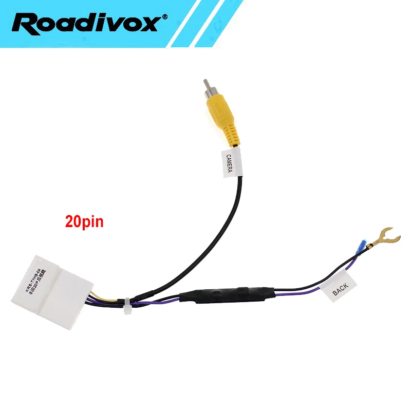 For Toyota Original Factory Car Camera Video Output Auto 20-pin Reverse Camera Output Video Adapter Wiring Cable