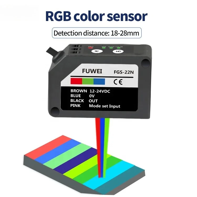 Optical Sensors Color Recognition Photo  Switch for Color Correction Color Sensor