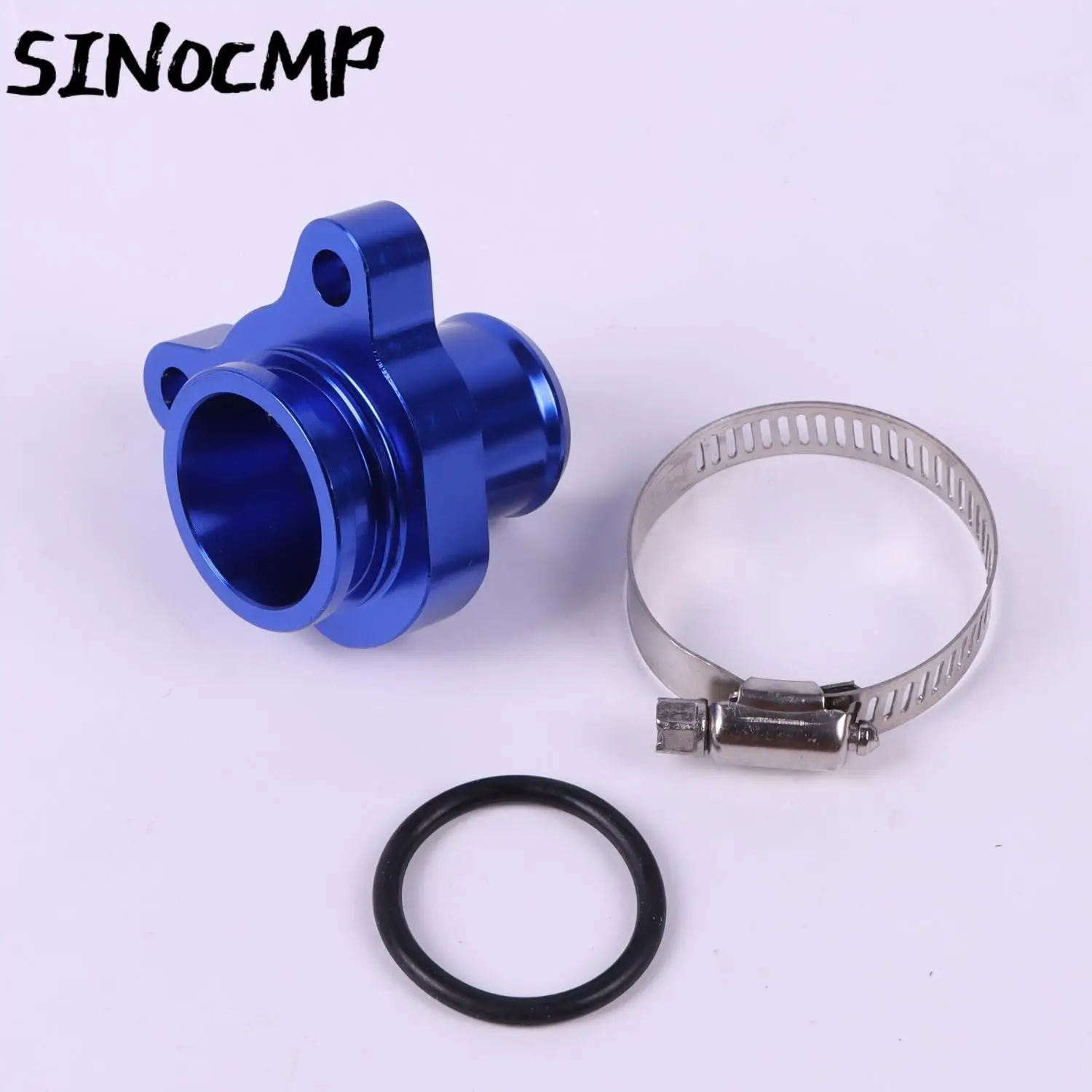 

1 Set Water Hose Fitting 11537541992 11537544638 Fits For BMW N54 335i 335 Aluminum 6061 Replacement Automobiles Parts Blue