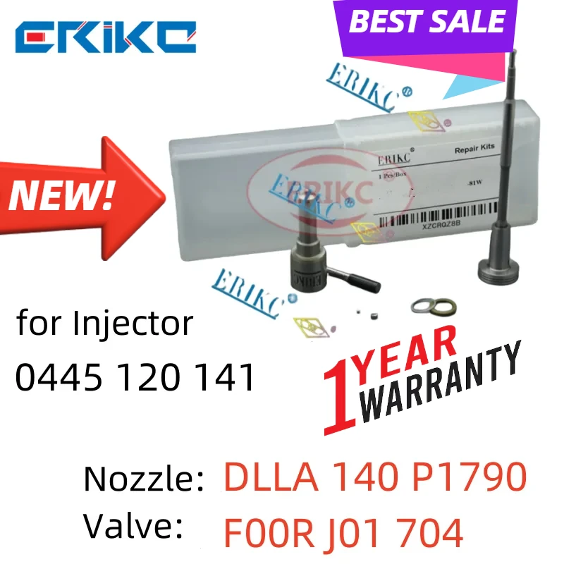 

DLLA140P1790+F00RJ01704 Fuel Injector Repair Kits DLLA 140 P1790 Nozzle F 00R J01 704 Injector Control Valve for 0445120141