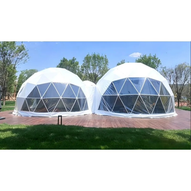 Outdoor Igloo‑Style Tent Waterproof Geodesic Igloo House Tent for Camping Resort Backyard Party 1Pcs