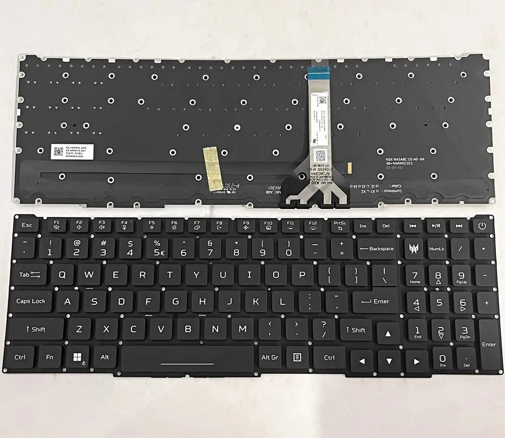 New   for  Acer Predator Helios Neo 16 PHN16-72 PHN16-72-962U US Keyboard RGB Backlit