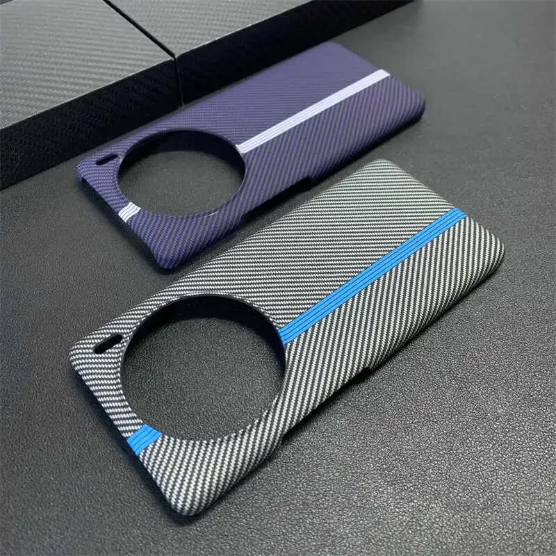 For VIVO X100 Ultra Case Fashion Hard carbon fibre Slim Skin Protective Back Cover Cases For VIVO X100 X100S Pro Phone Shell