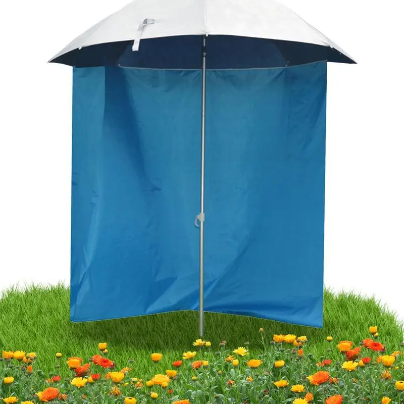 

Fishing Umbrella Surround Cloth Outdoor Umbrella Surround Tent Half Circumference Design Waterproof Surround Cloth for Sun and