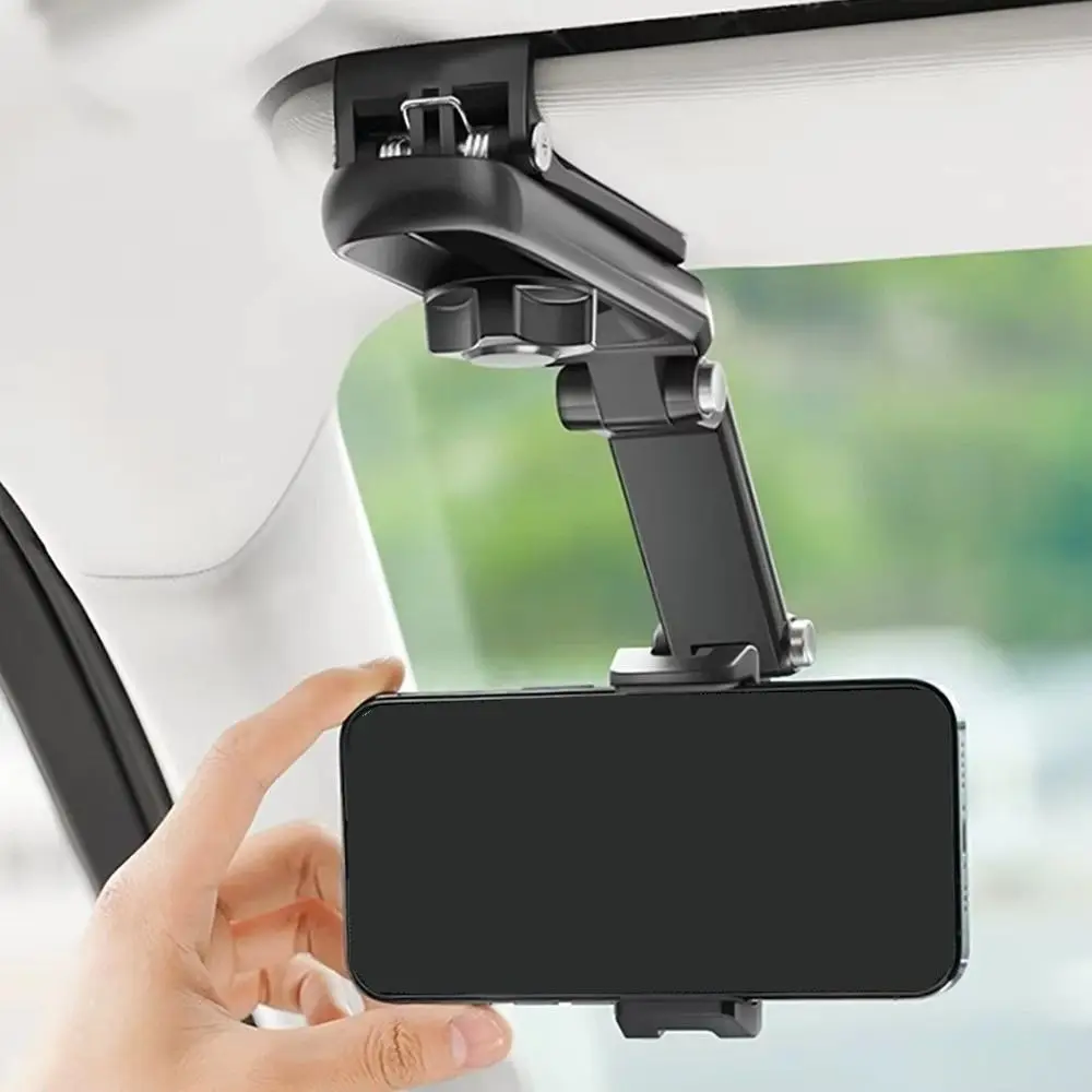 Multifunctional Sun Visor Phone Holder Anti-Shake Stable Navigation Holder Universal Adjustable 360° Rotating Phones Stand