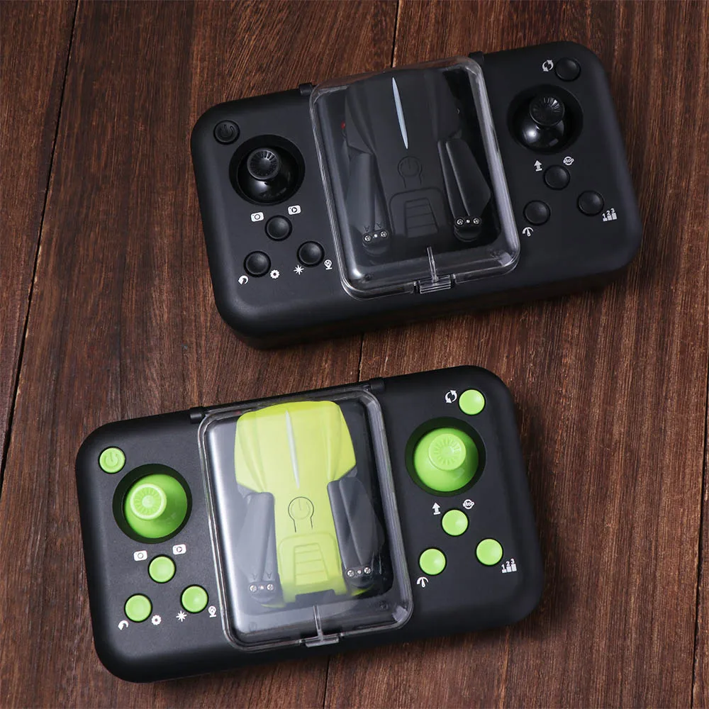 Mini modell ABS Fernbedienung Flugzeug Spielzeug Fliegen Vier-achsen K10 Mini Drone Faltbare 2,4G Kamera FPV RC Drohnen kinder Geschenke