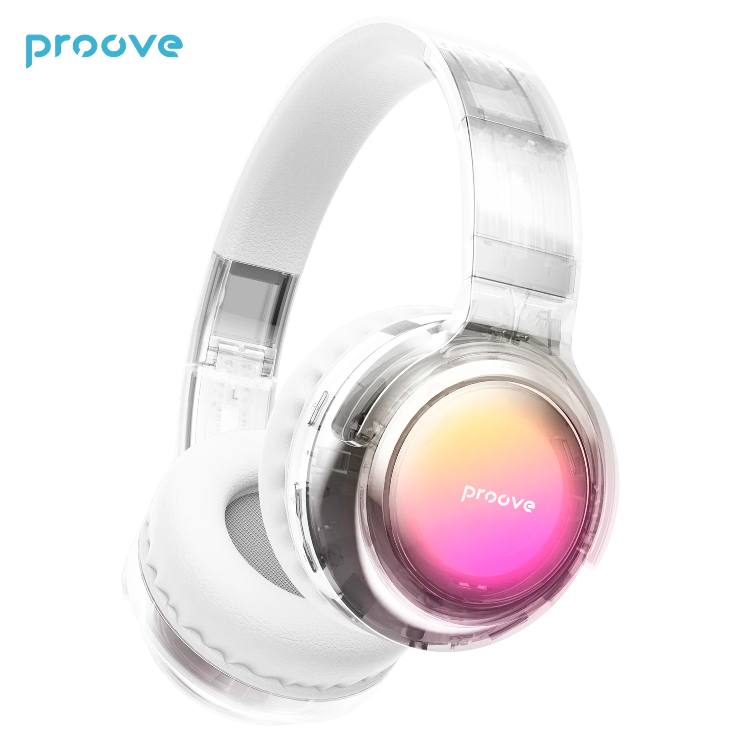 Wireless Headphones Proove Crystal Galaxy  Wired for Mobile Phone Computer LED  Aux in Over Ear Foldable Wearable