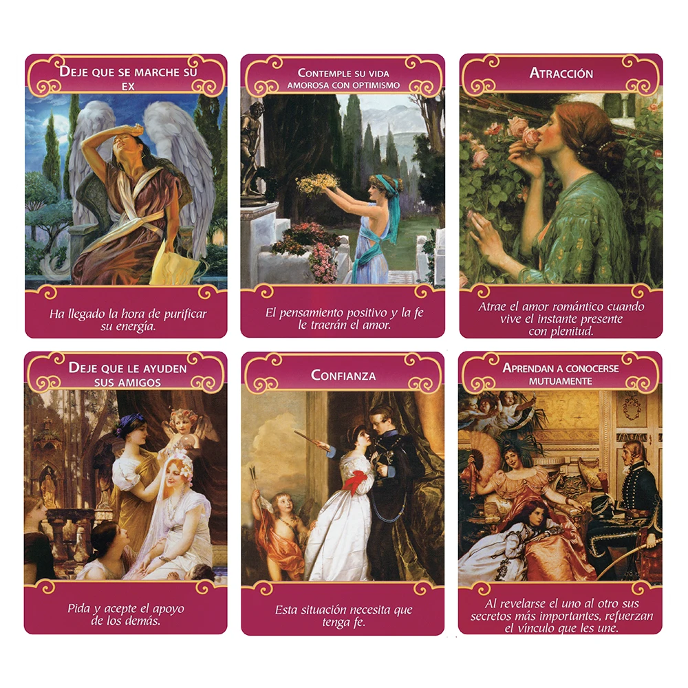 تاماينو غراندي 12x8.7 سم | كاجا ديوريا | نويفو لوس أنجليس ديل آمور: كارتاس أوراديلو إنسبانو | Baraja de 44 cartas + Guía en PDF | #2