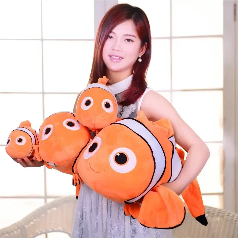 Disney dos desenhos animados encontrar nemo dory dolly brinquedo de pelúcia kawaii boneca decoração do quarto palhaço peixe boneca de pelúcia crianças presente aniversário