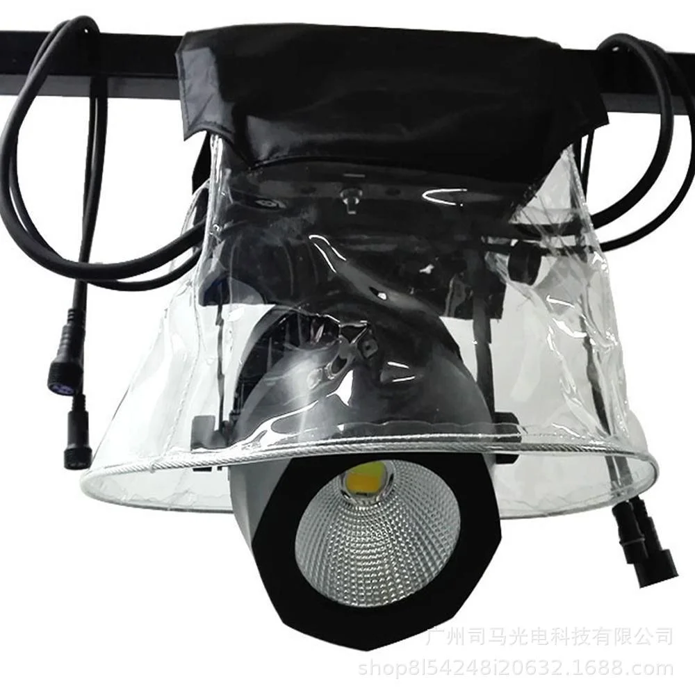 Imagem -02 - Led Par Light Rain Cover Uso em Chuva Snow Coat Beam Moving Capas Impermeáveis com Cristal Transparente