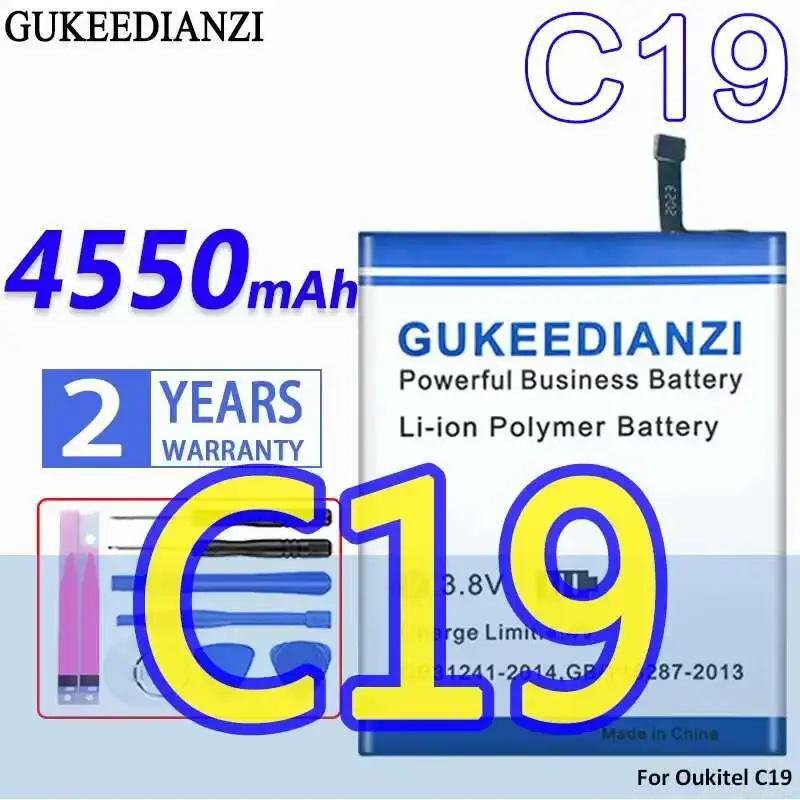 

For Oukitel C19 Long-Lasting Mobile Phone Battery Lightweight 4550mAh