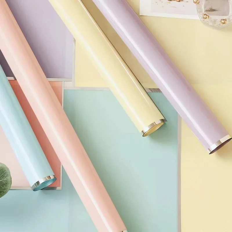 ورق تغليف الزهور الطازجة أيون فضي مقاوم للماء مع إطار مادة تغليف الزهور الفنية للباقات والكعك #2