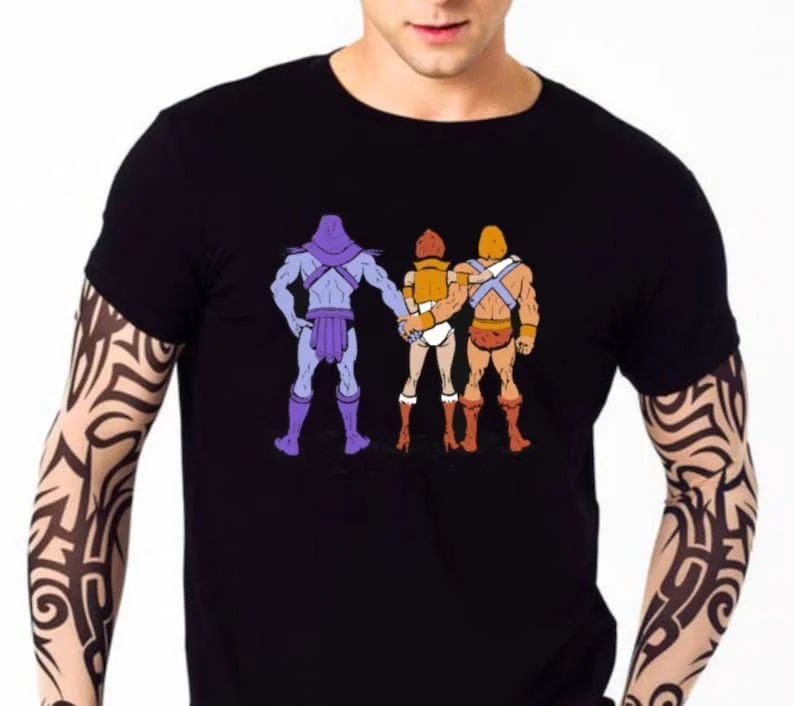 He-Man and Skeletor funny T-shirt