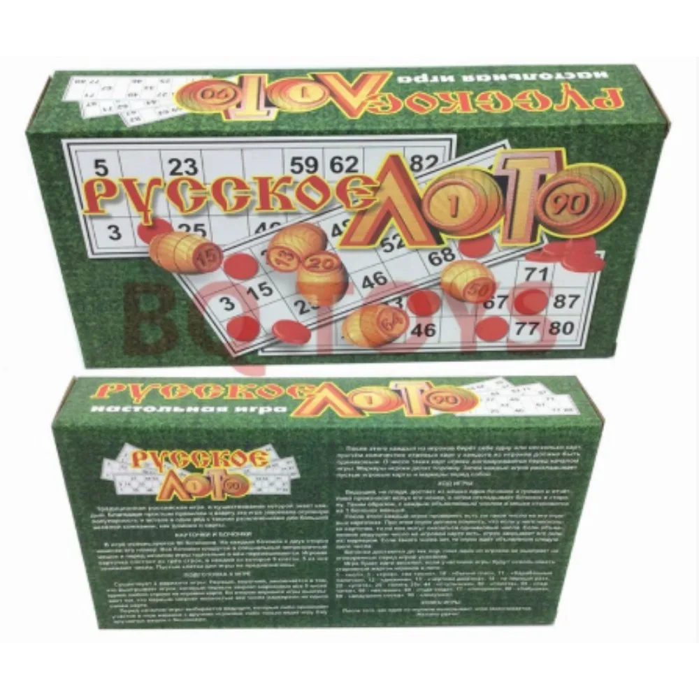 

Kids puzzle interactive bingo table game Russian bingo cards