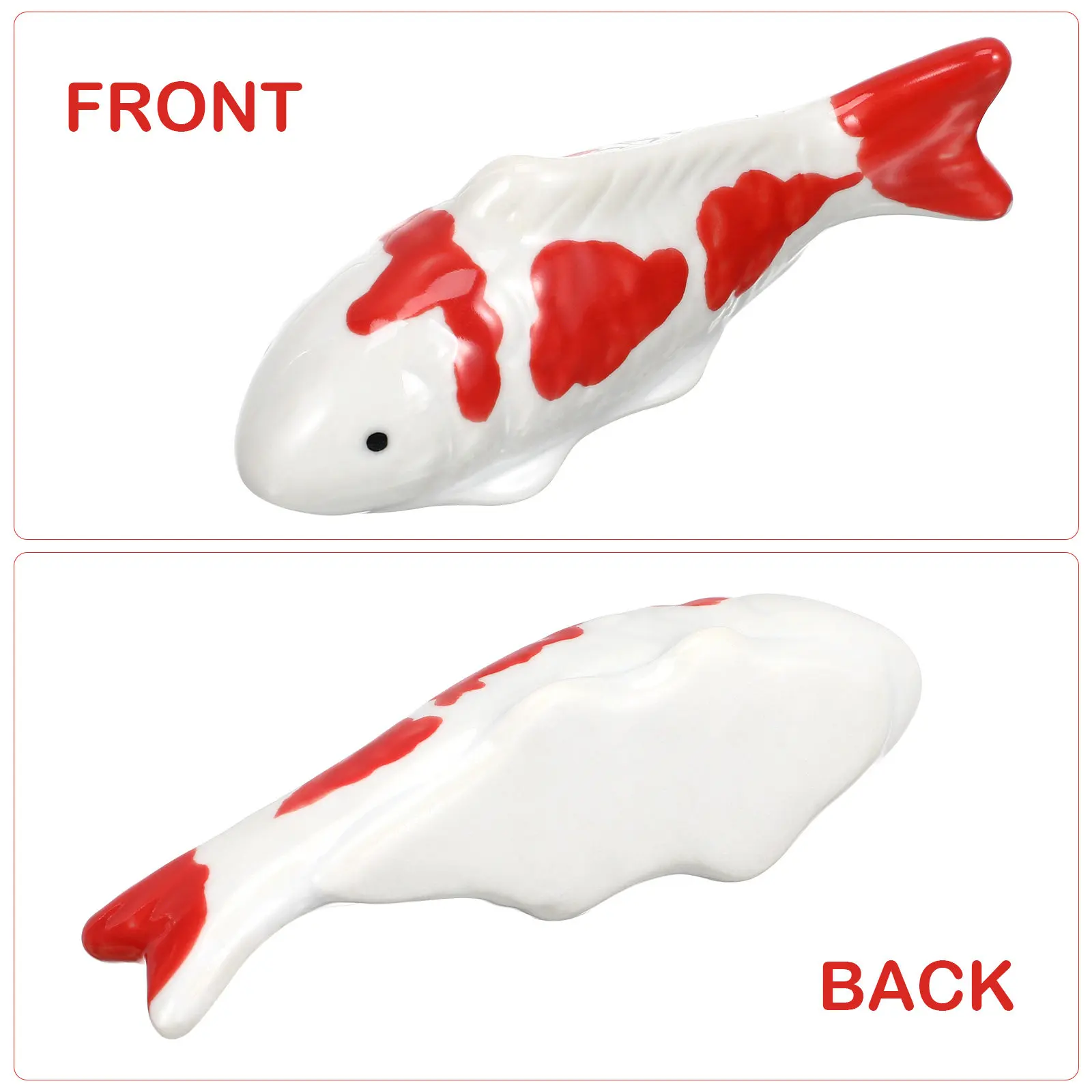 2Pcs Floating Aquarium Fish Decor Exquisite Lifelike Design Bright Fade-Resistant Colors Compact for Fish Tank Glass Water Tank
