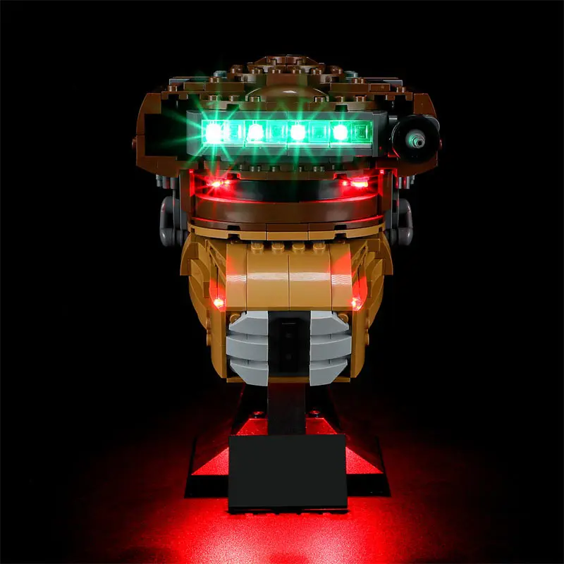 Diy LED Light Kit For LEGO 75351 Princess Helmet (Only LED Light,Without Blocks Model )