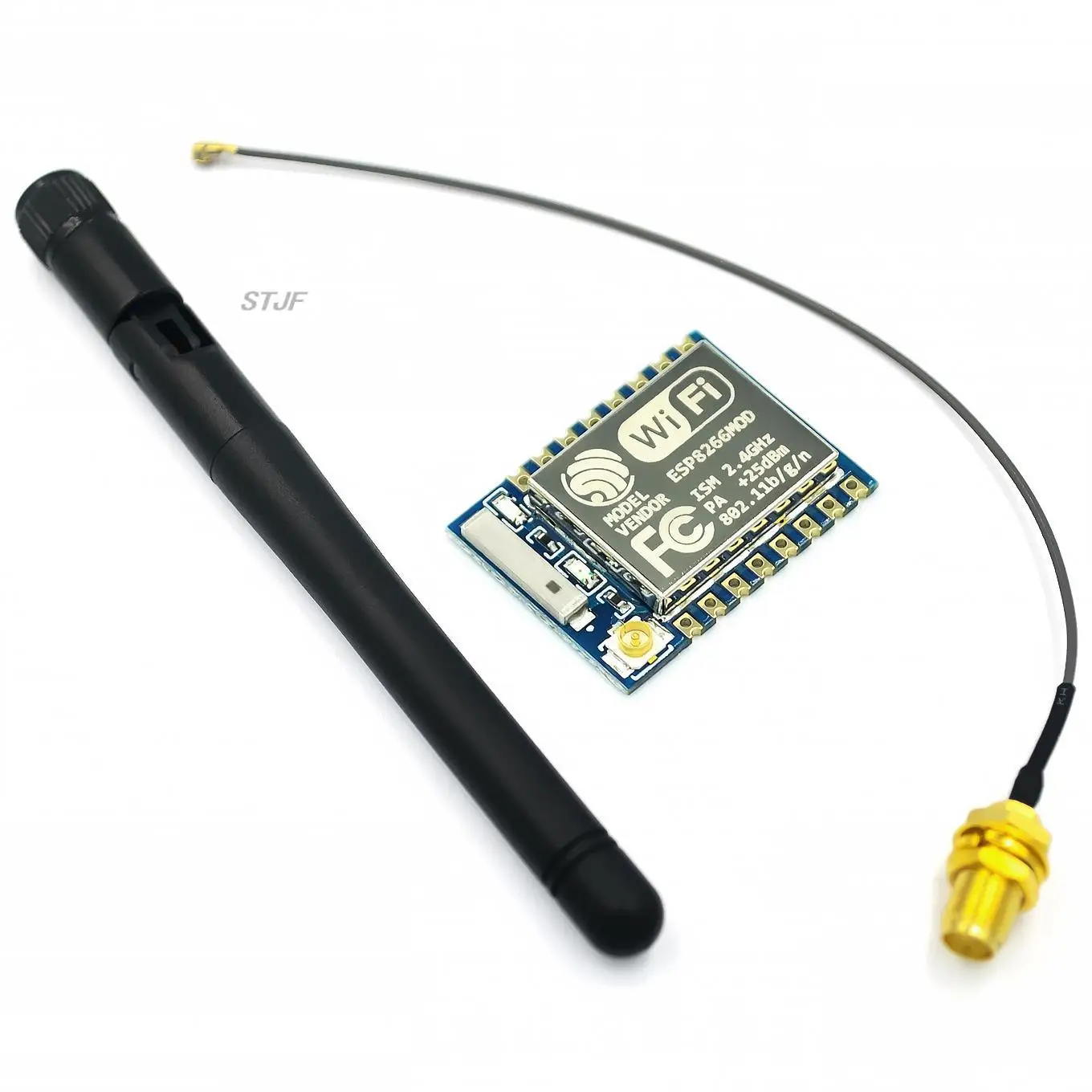 ESP8266 Wifi Module ESP-07+11cm 2.4G Wireless SMA Antenna Stick 2dB 2.5dB Gain For NRF24L01 PA 20cm Adapter Cable 3.3V 300mA