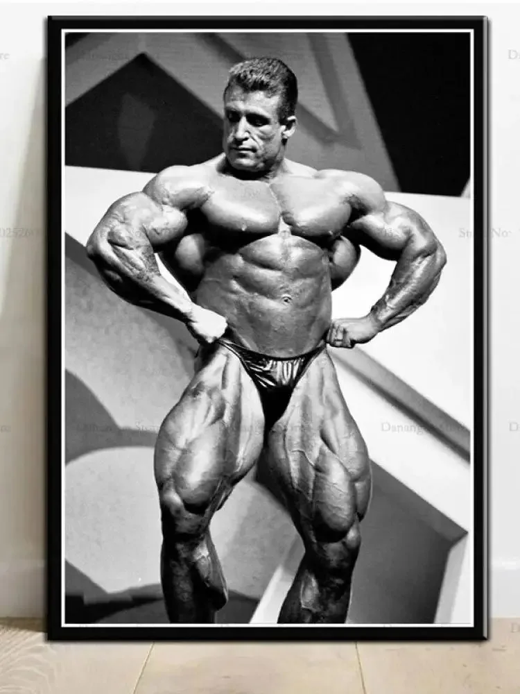 New Great Dorian Yates Man Muscle GYM Bodybuilder Star Poster Prints Wall Art Canvas Painting Picture Photo Gift Wall Decor  Aes