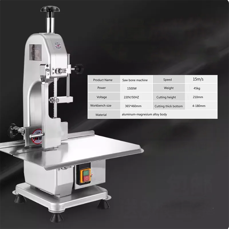 Commercial Electric Butcher Table Top New Condition Meat Processing Machinery with Core Component Motor for Bone Cutting Meat