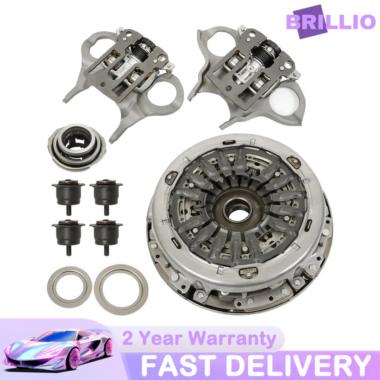 

602000800 514002110 LUK Новый комплект сдвоенного сцепления 6DCT250 DPS6 для трансмиссии FORD FOCUS 2011-2018