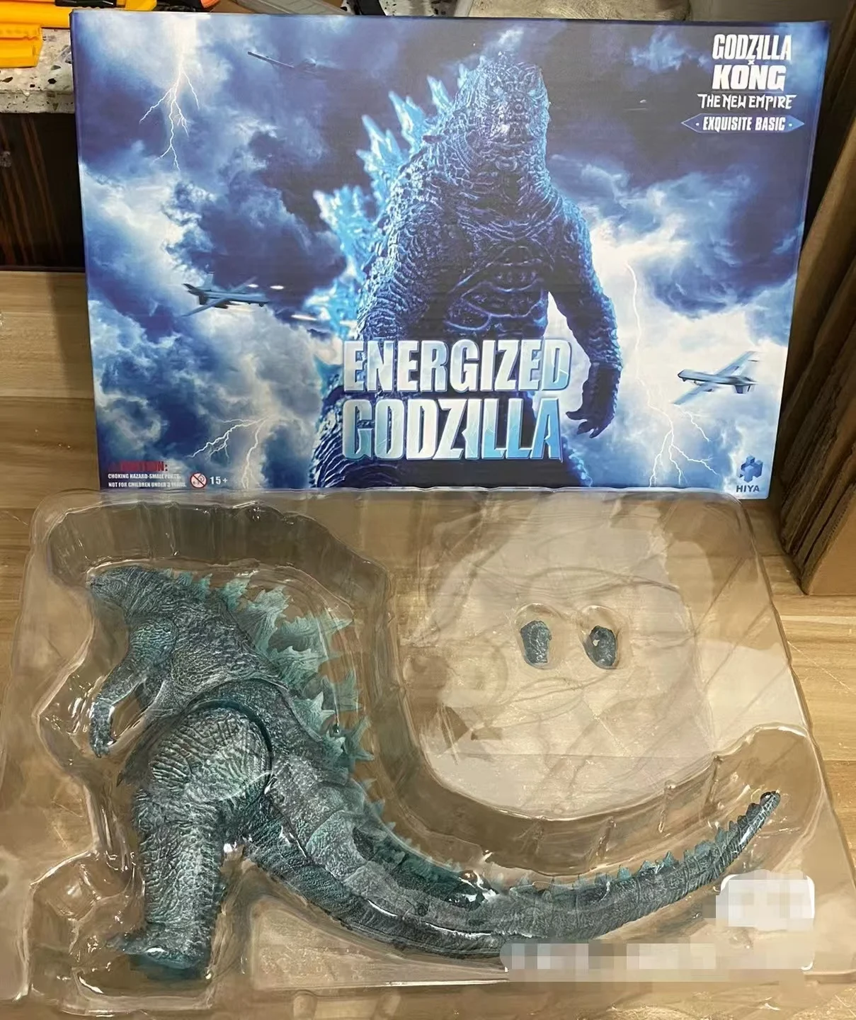 

【In Stock】18CM HIYA Action Figure Exquisite Basic Series Godzilla X Kong The New Empire Energized Godzilla Anime Series