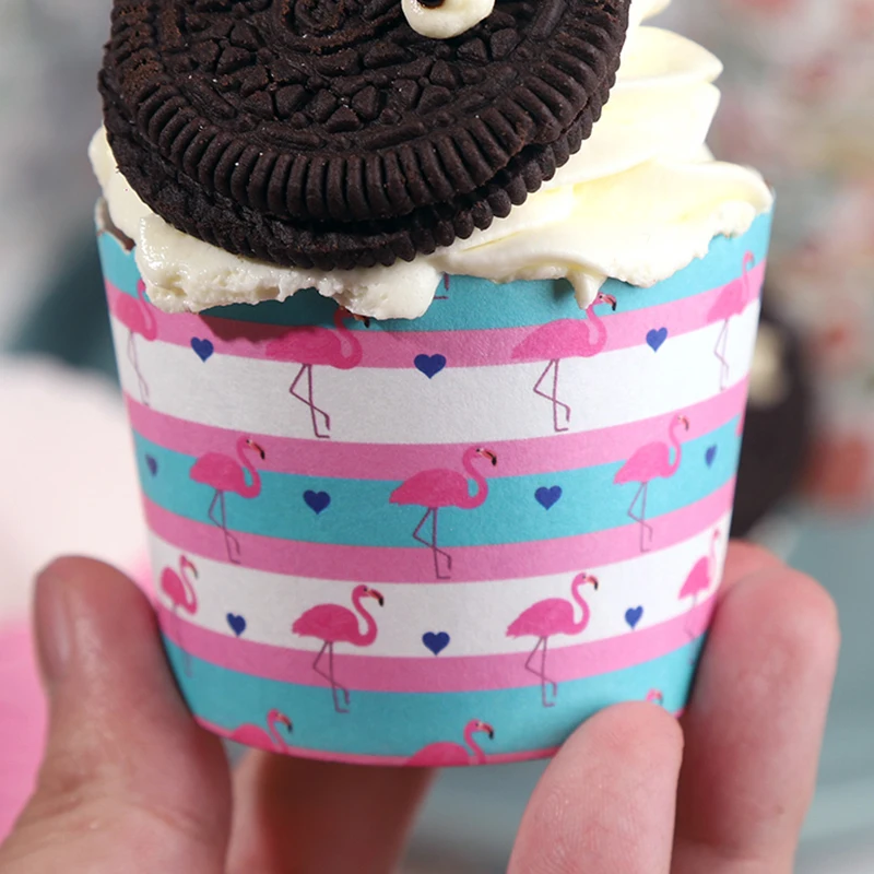 50Pcs Muffin Cupcake Paper Cups Cupcake Liner Baking Muffin Box Cup Case Party Tray Cake Decorating Tools Birthday Party Decor