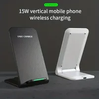 15W Fast Wireless Charger Stand Pad for IPhone 15 14 13 12 16 Pro Max XR Samsung Xiaomi Induction Folding Charging Dock Station