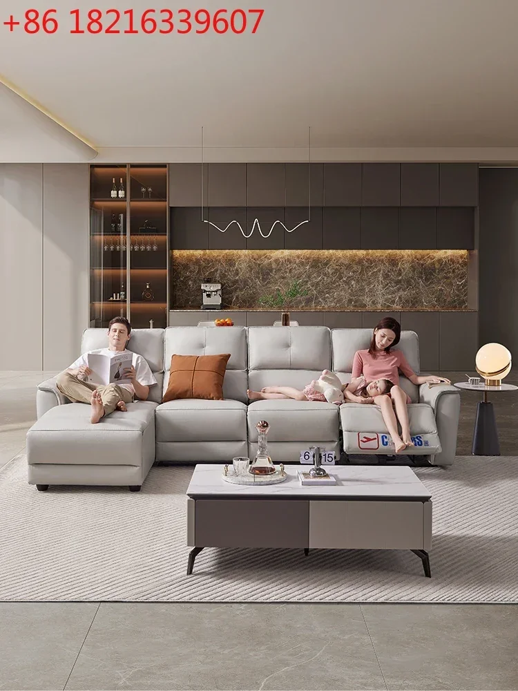 TAO Modern Simple Genuine Electric Functional Sofa First Layer Cowhide Living Room