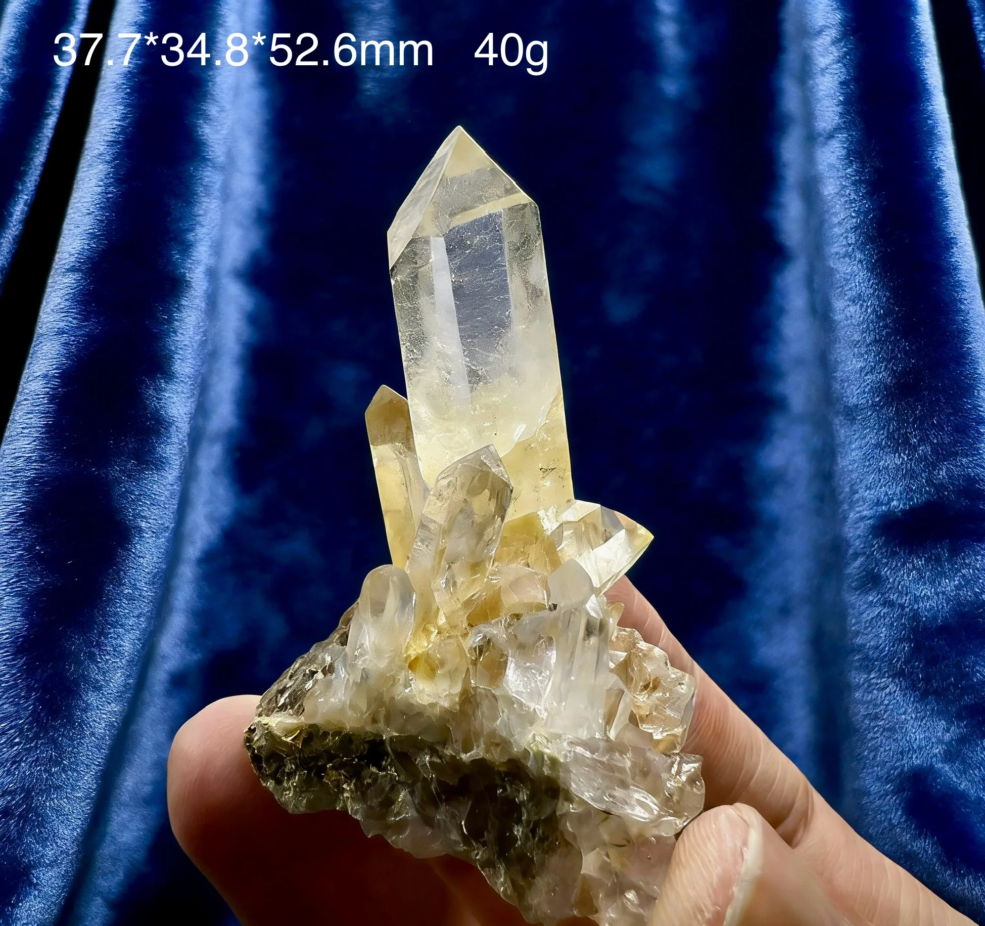 Selected natural and rare Colombian Lemur crystal raw stone crystal specimen for appreciation, collection and display.