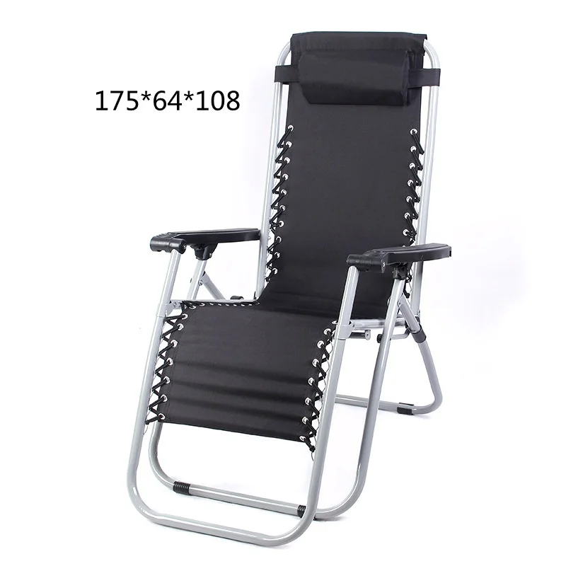التخييم في الهواء الطلق وكرسي الشاطئ مكتب الغداء كرسي بدون جاذبية قابل للطي لكبار السن لاستخدام الشرفة أو المستودعات #2