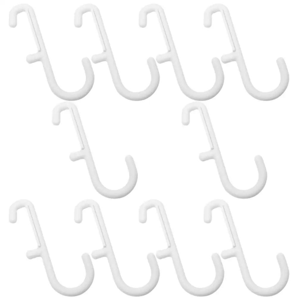 

10pcs White Peg Hooks for Craft Room Storage Heavy Duty Wall ganizer Premium Peg Board Hooks For Hanging Plastic