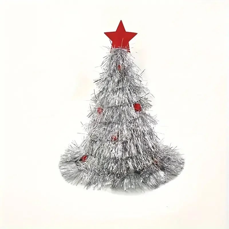 1 قطعة/3 قطعة قبعات شجرة عيد الميلاد، قبعات زينة عيد الميلاد، مناسبة لتزيين الحفلات، عيد الميلاد والهالوين #3