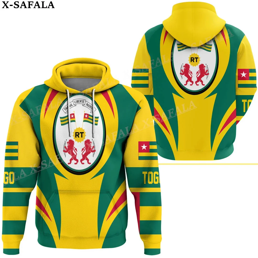 

Togo Coat Of Arms Flag3D Print Zipper Hoodie For Men Pullover Sweatshirt Hooded Jersey Tracksuit Outwear Coat Casual-1