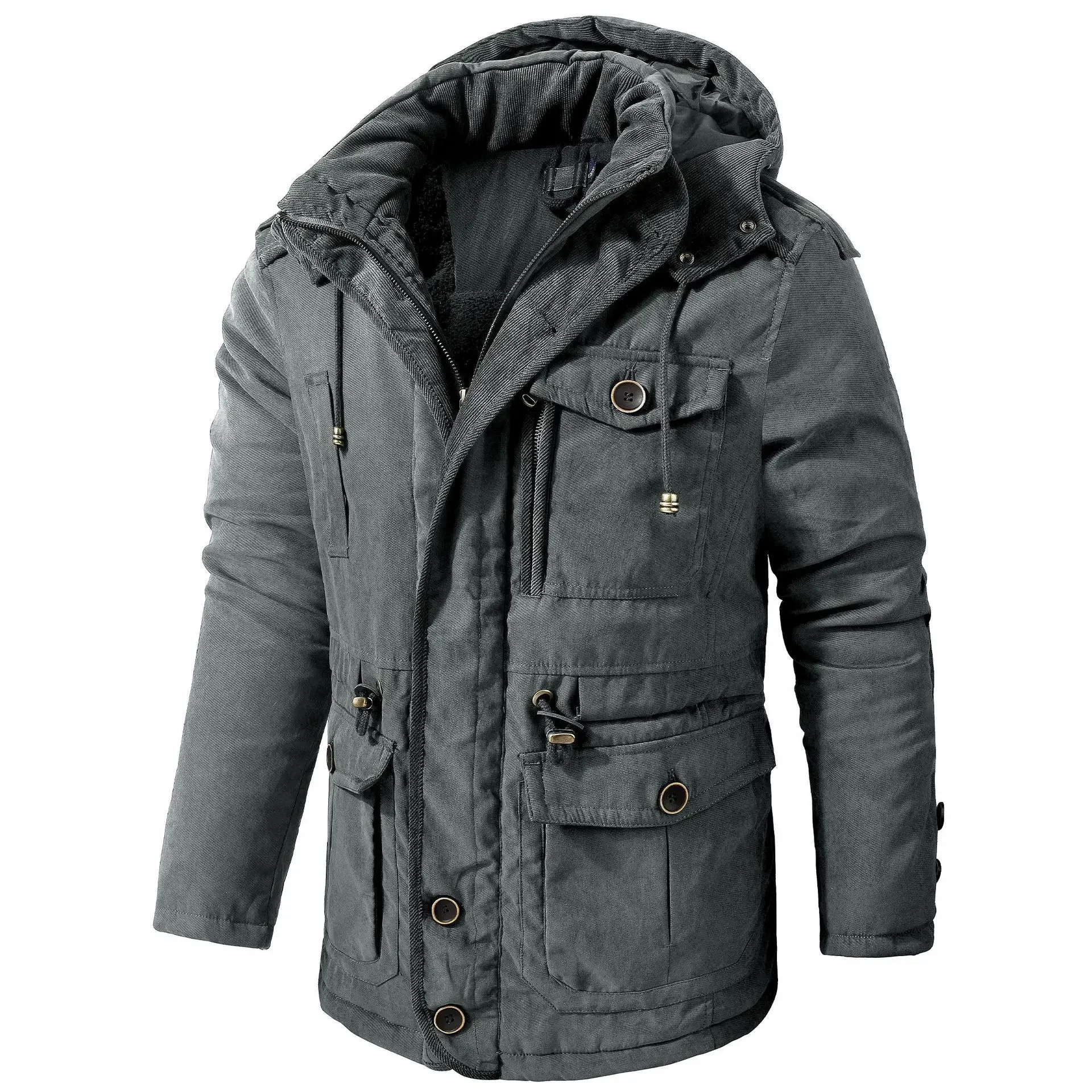 

Hooded Casual Long Down High Quality Male Winter Jackets Outdoor Long Coats Winter Clothing Men Parkas Overcoats Warm Parkas