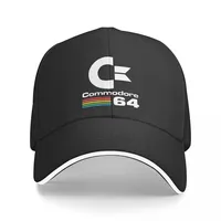 Commodore 64 Logo Baseball Cap Fashion C64 SID Amiga Retro Computer Geek Nerd Sandwich Caps Unisex Adjustable Sun Hat Sport