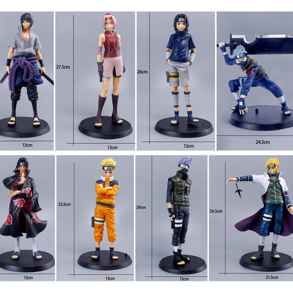 Anime NarAAFigure pour enfants, Uchiha, Itachi, Sasuke, oto, Kakashi, NarAAShippuden, Collection de figurines d'action, Modèle de jouets, Cadeaux