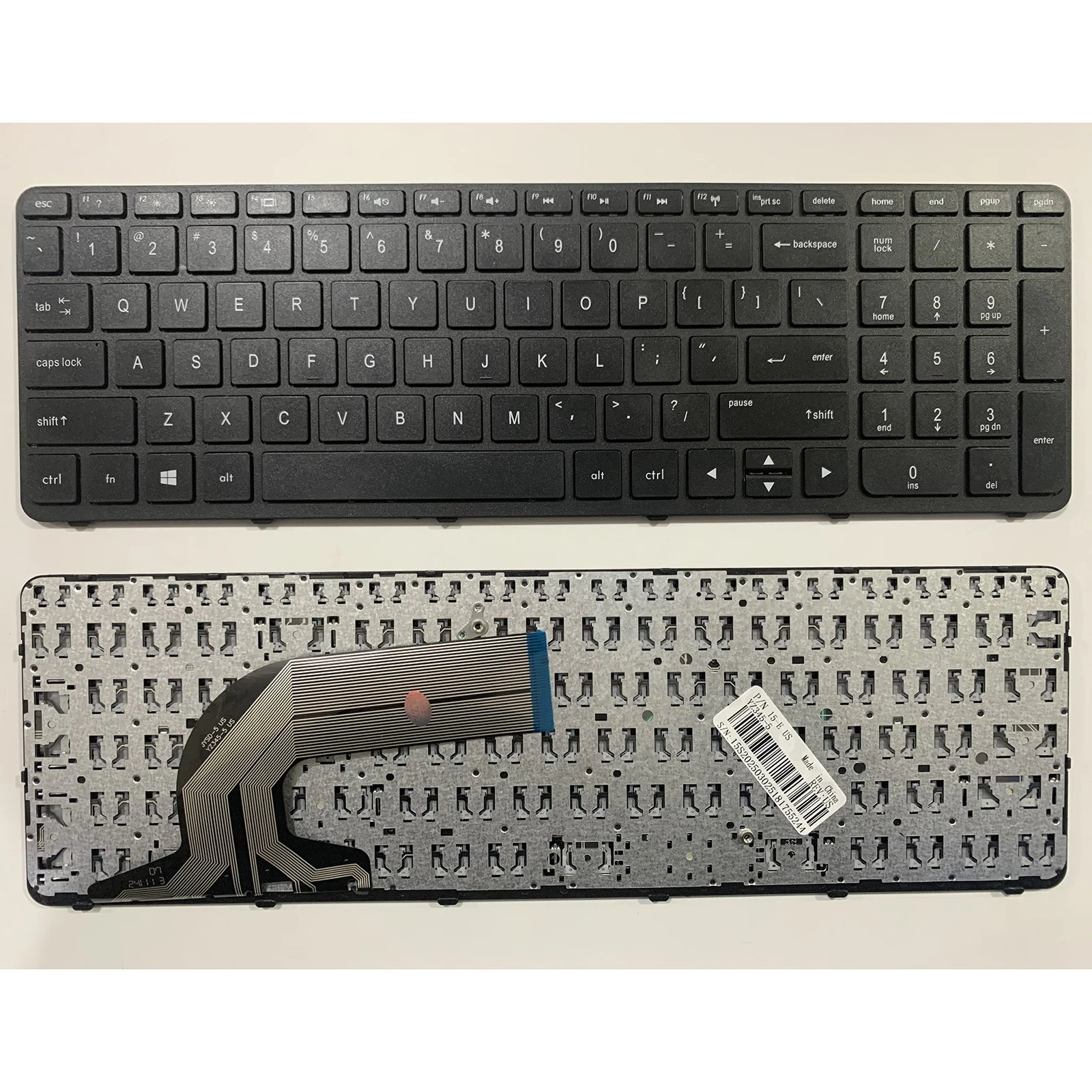 

US for HP 250 G3 255 G3 256 G3 15-H TPN-Q130 Q132 Q121 Q118 C117 C113 F113 Keyboard