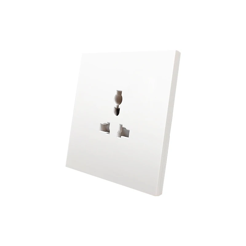 jinmai 3 pin Multifunctional socket,Overload Protection, Wall-Mountable for Office/Dorm/Kitchen,EU/UK/US Plugs