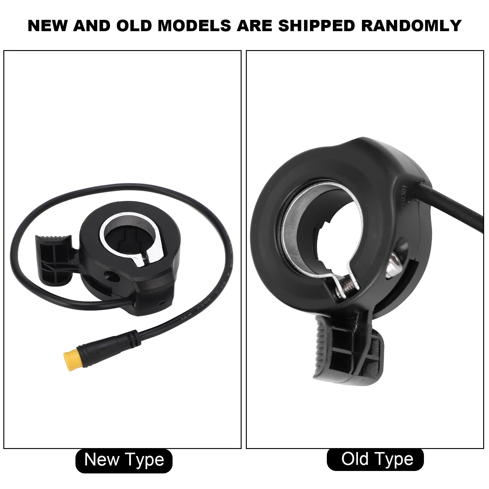 New 130X Thumb Throttle Speed Control Accessories Waterproof Connector for Electric Scooters E‑Bike Right/Left Thumb Throttle